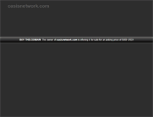 Tablet Screenshot of oasisnetwork.com